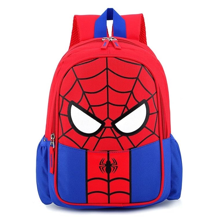 en mochilas escolares encontramos esta de spider man